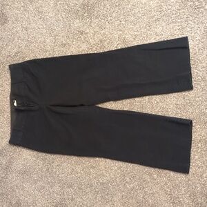 J. Crew Black Capri Trousers